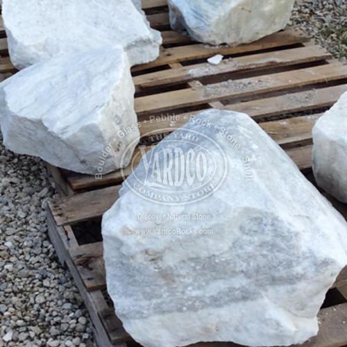 White Marble Boulder • Imported