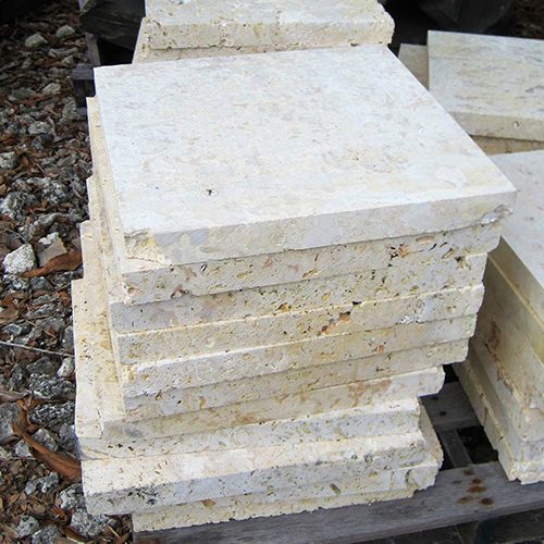 coral stone blocks