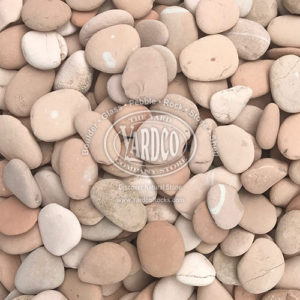 Indonesian Salmon Beach Pebble - Perfect for Landscaping - 1"-2" Sizes Available