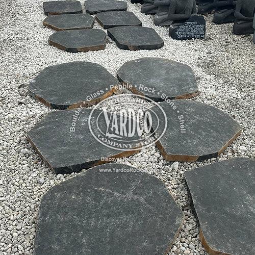 Imported Basalt Pavers, Flamed Top