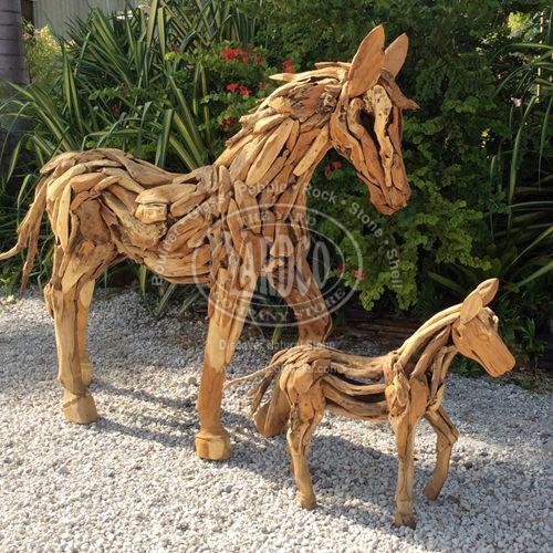 Teak Root Horse & Pony | YardcoRocks.com