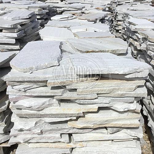 Brazilian White Quartzite Flagging • Imported