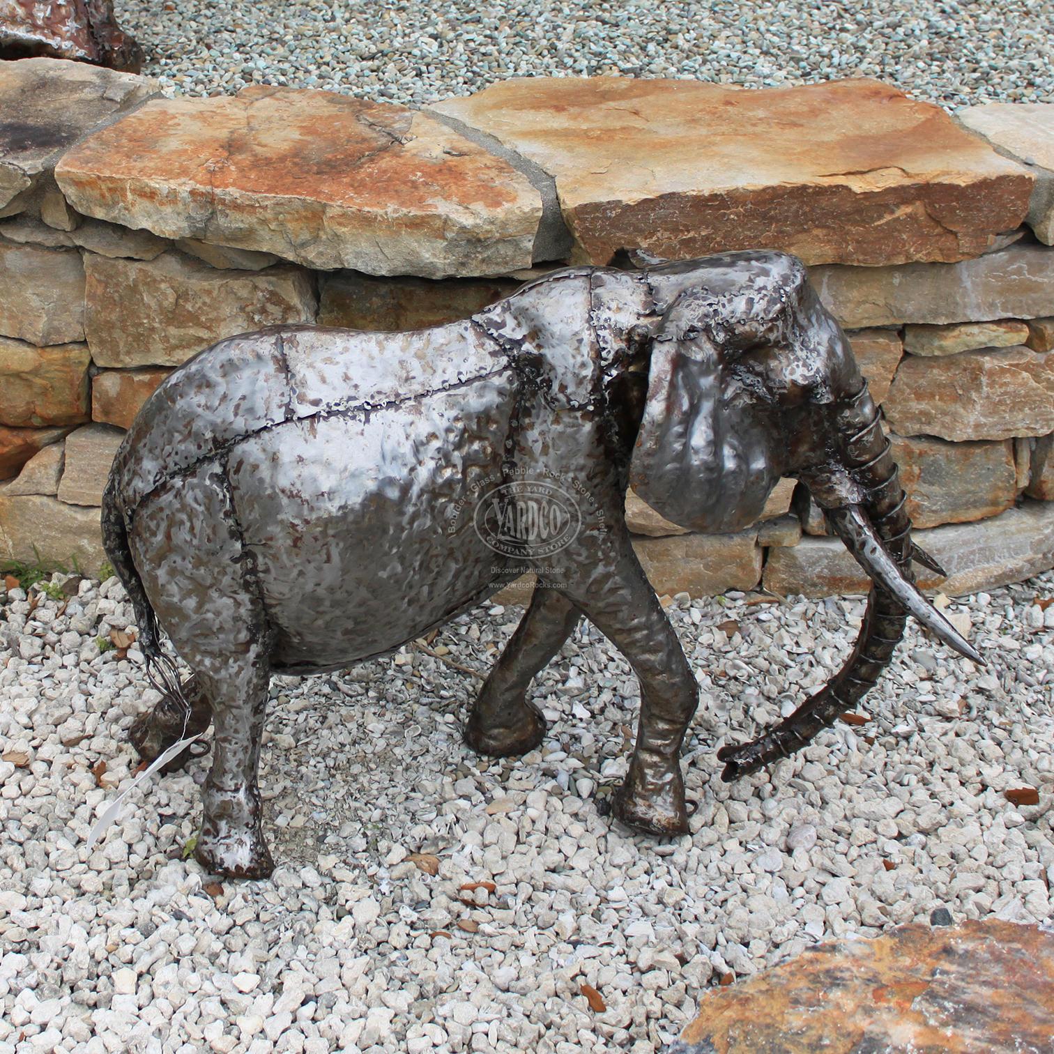 Steel Sculpture "Elephant" • Imported - Image 8