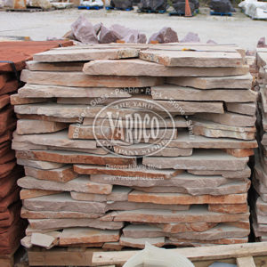 Flagstone Oak Color made of Sandstone for Landscape Pathway or Garden Project