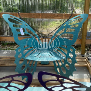 Butterfly Bench Face on in Shaded area
