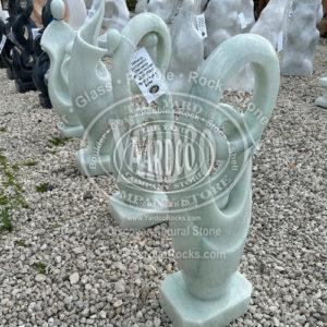 Imported White Marble Sculpture, Interior Size