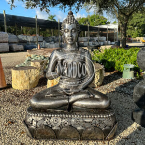 Reclaimed Auto Parts Steel Sculpture - Buddha Blessing