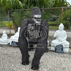 Reclaimed Auto Parts Steel Sculpture - Chains Gorilla