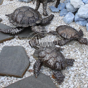Handcrafted Recycled Steel Oil Drum Turtle Sculpture - Imported Metalwork